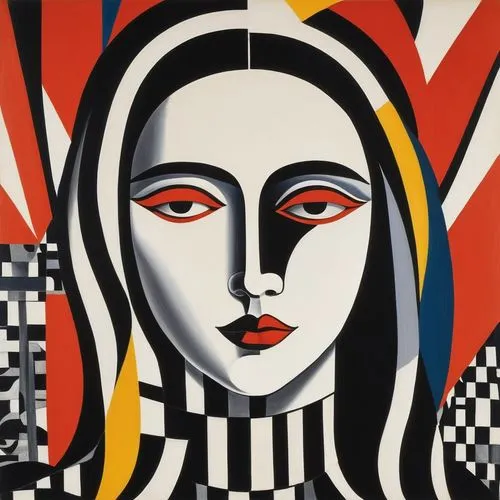 roy lichtenstein,art deco woman,david bates,art deco,breton,woman's face,decorative figure,girl-in-pop-art,pop art woman,woman face,olle gill,cool pop art,picasso,pop art style,modern pop art,woman holding pie,pop art girl,portrait of a woman,queen of hearts,popart,Art,Artistic Painting,Artistic Painting 39