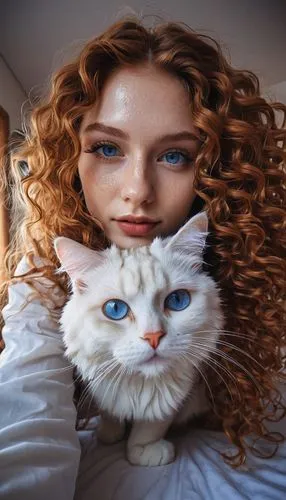 cat with blue eyes,felo,heterochromia,maincoon,kat,blue eyes cat,merida,kittani,ginger cat,two cats,cat,cat look,cat image,catterns,wilkenfeld,redheads,albinos,siberian cat,lion - feline,mau,Photography,Documentary Photography,Documentary Photography 14