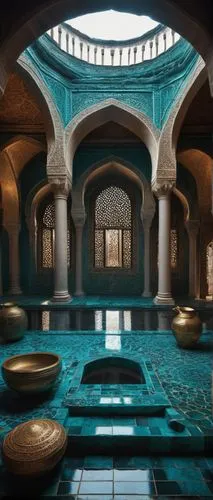 hamam,hammam,persian architecture,riad,marrakesh,morocco,yazd,iranian architecture,moroccan pattern,marocco,floor fountain,maroc,alhambra,bathhouse,amanresorts,kashan,islamic architectural,water palace,kanawa,marocchi,Conceptual Art,Fantasy,Fantasy 11