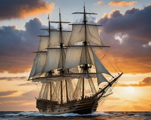 sea sailing ship,three masted sailing ship,full-rigged ship,sail ship,sailing ship,east indiaman,tall ship,tallship,sailing ships,sailing vessel,galleon ship,sloop-of-war,three masted,windjammer,mayflower,barquentine,training ship,galleon,friendship sloop,sailer,Illustration,Paper based,Paper Based 23