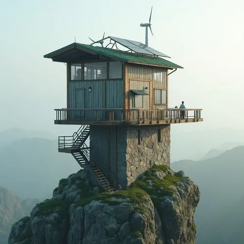 lookout tower,observation tower,watch tower,fire tower,lifeguard tower,the observation deck,observation deck,watchtowers,watchtower,pilchuck,tree house hotel,stilt house,mountain station,house in mountains,messner,grandtop,mountain hut,bird tower,tree house,cubic house,Photography,General,Realistic