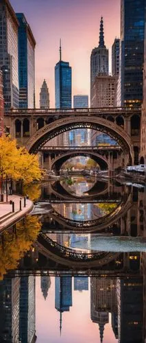 Cities with Best Architecture in US, urban landscape, American cityscape, grand skyscrapers, art deco buildings, modern glass towers, historic landmarks, ornate bridges, bustling streets, vibrant city