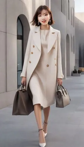 chaebol,businesswoman,maxmara,business woman,delvaux,long coat,woman in menswear,overcoat,kawakubo,women fashion,overcoats,shinsegae,trenchcoat,courreges,business girl,xiaofei,fendi,xiaoxi,krakoff,woman walking,Photography,Commercial