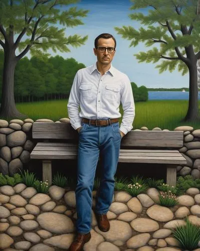 buttigieg,paunescu,podesta,tahquamenon,palahniuk,levchin,jasinski,man on a bench,monkman,royko,perriello,salvador guillermo allende gossens,rainsy,chernyshenko,ruckelshaus,paterno,arpaio,lebranchu,rubenstein,josemaria,Art,Artistic Painting,Artistic Painting 02