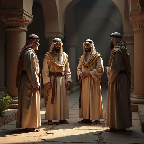 wise men,three wise men,the three wise men,sheikhs,king abdullah i mosque,bohras