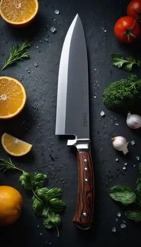 knife kitchen,kitchen knife,kitchenknife,cuttingboard,sharp knife,herb knife,table knife,cutting board,chopping board,chopped vegetables,cutting vegetables,bowie knife,slicing,cooking book cover,beginning knife,hunting knife,knives,kitchen tools,knife,mandarin wedge,Photography,General,Fantasy