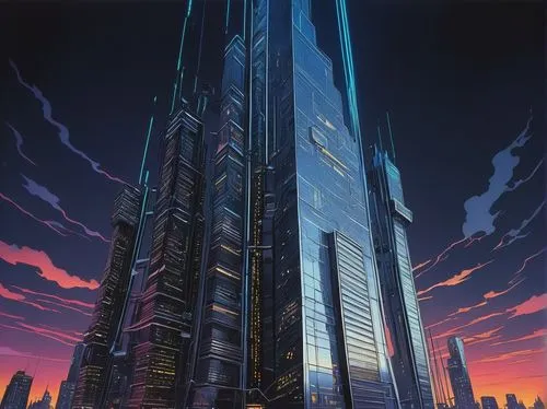 skyscraper,cybercity,the skyscraper,supertall,skyscraping,skycraper,skyscrapers,sedensky,schuitema,schuiten,cybertown,skyscraper town,metropolis,futuristic landscape,shinjuku,ctbuh,cyberport,futuristic architecture,cityscape,hypermodern,Illustration,Black and White,Black and White 10