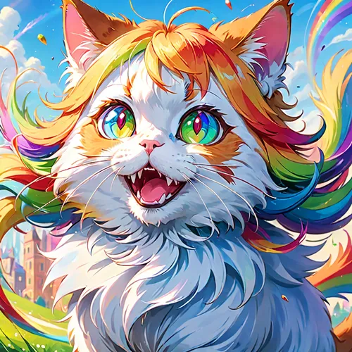 rainbow pencil background,rainbow background,rainbow unicorn,nyan,calico cat,rainbow rabbit,cat vector,colorful background,lion - feline,pot of gold background,unicorn background,rainbow tags,cat child,calico,unicorn and rainbow,cartoon cat,raimbow,colorful doodle,prism,furta,Anime,Anime,General