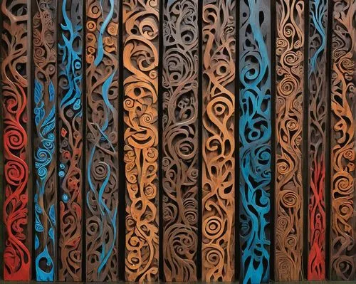 patterned wood decoration,ornamental wood,carved wood,ornamental dividers,wood fence,wood carving,wooden slices,wooden background,wood art,carved wall,polyneices,wooden rings,aboriginal artwork,henna dividers,wooden wall,wooden figures,flora abstract scrolls,on wood,wood background,teakwood,Conceptual Art,Graffiti Art,Graffiti Art 08