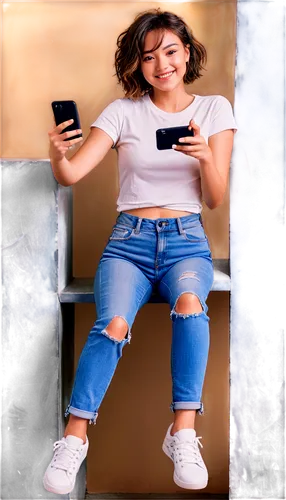 woman holding a smartphone,text message,using phone,digital photo frame,jeans background,social media addiction,text messaging,phone icon,mobile phone accessories,e-mobile,woman eating apple,girl sitting,phone clip art,free text,mobile device,turn off your cell phone,texting,mobile devices,girl with speech bubble,mobile banking,Conceptual Art,Sci-Fi,Sci-Fi 06