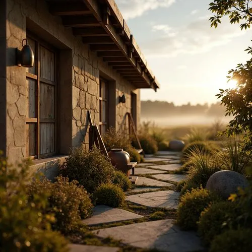 cryengine,render,3d render,croft,home landscape,farmstead,3d rendered,riverwood,summer cottage,rustic,3d rendering,homestead,rendered,cottage,morning light,wooden path,country cottage,wander,enb,homesteader