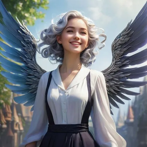 angel,anjo,angelic,angel girl,angels,angel wings,Illustration,Realistic Fantasy,Realistic Fantasy 15