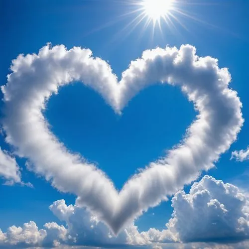 sunny day heart-shaped cloud,heart shape with sun rays in the background,love in air,heart clipart,love heart,winged heart,flying heart,heart background,heart shape,blue heart,warmhearted,true love sy