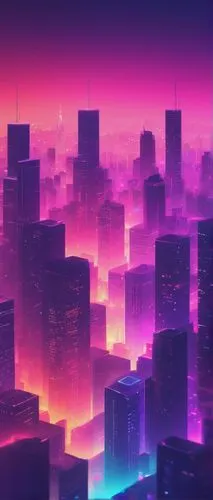 colorful city,cityscape,purple wallpaper,vapor,dusk background,ultraviolet,fantasy city,city skyline,dusk,tokyo city,metropolis,shinjuku,evening city,purpleabstract,vast,cities,cyberpunk,aesthetic,city at night,city,Conceptual Art,Fantasy,Fantasy 31