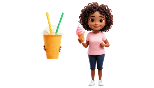 frappé coffee,frappe,milkshake,woman with ice-cream,frozen drink,3d model,slurpee,straw doll,frozen carbonated beverage,animated cartoon,cute cartoon character,milk shake,iced coffee,bubble tea,roumbaler straw,milkshakes,3d figure,tiana,cones milk star,agnes,Art,Classical Oil Painting,Classical Oil Painting 24