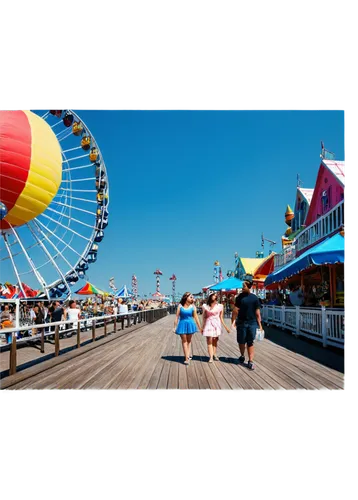 keansburg,coney island,boardwalk,wildwoods,rehoboth,myrtle beach,atlantic city,santa monica pier,ferris wheel,federsee pier,the pier,navy pier,lbi,boardwalks,board walk,southport,nantasket,playland,campier,seaside resort,Illustration,Black and White,Black and White 01