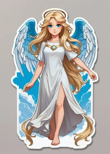 elsa,angel,angel girl,angel figure,jessamine,goddess of justice,stone angel,dove of peace,vintage angel,fairy tale icons,uriel,angelic,angel statue,angel gingerbread,baroque angel,snow angel,greer the angel,athena,the angel with the veronica veil,christmas angel,Unique,Design,Sticker