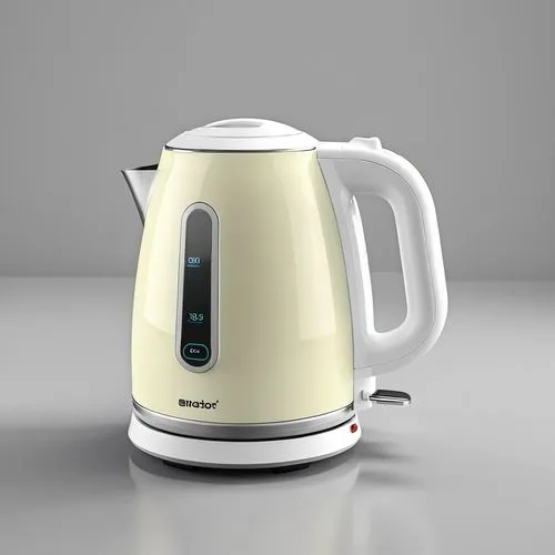 a yellow kettle with the lid open on it,delonghi,keurig,breville,coffeemaker,kettle,tassimo,Photography,General,Realistic