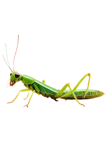 Free crickets, multiple crickets, jumping, green bodies, long antennae, large hind legs, translucent wings, natural texture, outdoor scene, warm sunlight, close-up shot, shallow depth of field, soft f