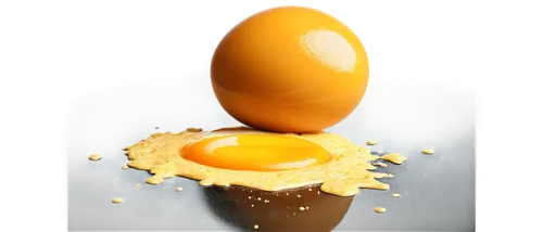 Cracked egg, broken shell, golden yolk, white albumen, messy splatter, kitchen counter, morning light, shallow depth of field, warm color tone, 3/4 composition, close-up shot, realistic texture, detai