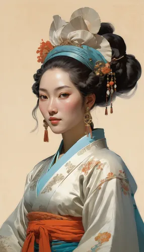 geisha girl,geisha,chinese art,oriental painting,japanese woman,oriental girl,oriental princess,japanese art,hanbok,korean culture,asian woman,junshan yinzhen,shuanghuan noble,korean history,taiwanese opera,inner mongolian beauty,oriental,wuchang,asian conical hat,goki,Art,Classical Oil Painting,Classical Oil Painting 40