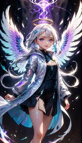 angel,angelil,lumi,seraphim,seraph,angelic,Anime,Anime,Cartoon