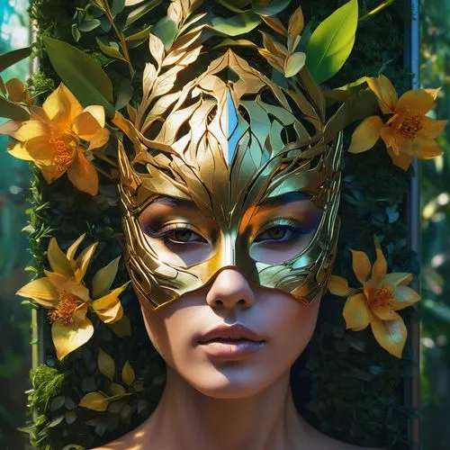 gold mask,golden mask,venetian mask,masquerade,golden wreath,laurel wreath,yellow crown amazon,gold leaves,golden flowers,golden crown,oshun,amazonica,gold flower,tretchikoff,majevica,gold foil crown,headpiece,gold filigree,golden leaf,diwata,Photography,Artistic Photography,Artistic Photography 08