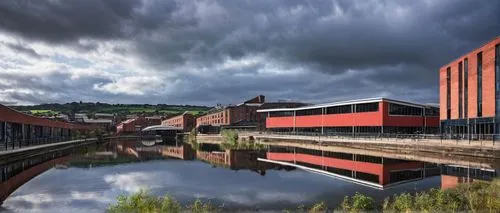 ouseburn,brickworks,zollverein,coalport,chetham,potteries,valley mills,wigan,castlefield,brayford,birley,abertay,maltings,strathclyde,failsworth,middleport,irwell,telford,ancoats,patricroft,Illustration,Black and White,Black and White 12