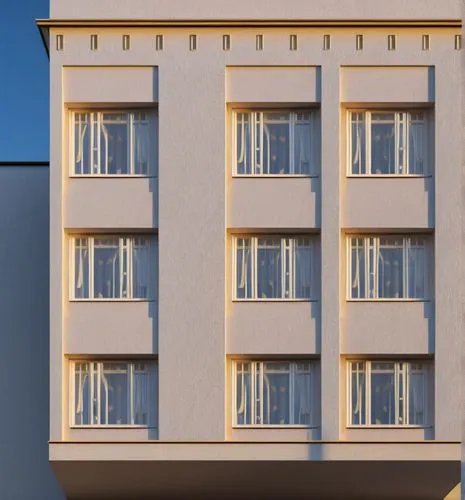 retain all lines, render, retain all lines and colours, facia design,the back side of a very tall building,block balcony,multistorey,balconies,window frames,paris balcony,an apartment,Photography,Gene