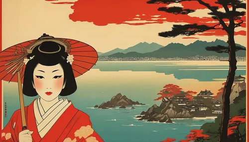 cool woodblock images,miyajima,geisha,woodblock prints,geisha girl,japanese art,travel poster,shinto,kumano kodo,honzen-ryōri,japan,kinkakuji,japanese culture,oriental painting,koyasan,ginkaku-ji,japanese woman,japanese background,japan landscape,motsunabe,Conceptual Art,Daily,Daily 08