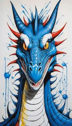 painted dragon,dragonair,dragao,darragon,dragonja,saphira,artabazus,dragon,gigan,gopendra,dragon design,nizkor,dragones,wyrm,drakon,dragonetti,dinokonda,draconic,airavata,taittiriya,Conceptual Art,Graffiti Art,Graffiti Art 09