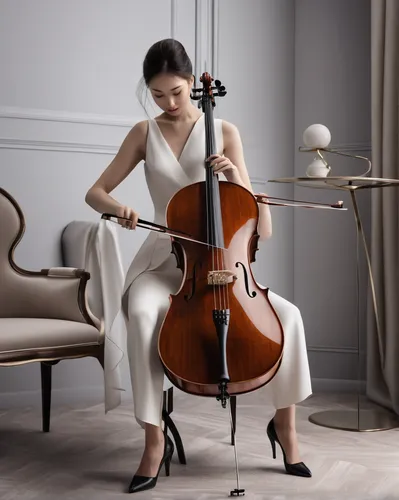 Playing Cello,cello,cellist,octobass,violoncello,woman playing violin,double bass,violin woman,bass violin,violist,violinist,bowed string instrument,harpist,string instrument,upright bass,violin playe