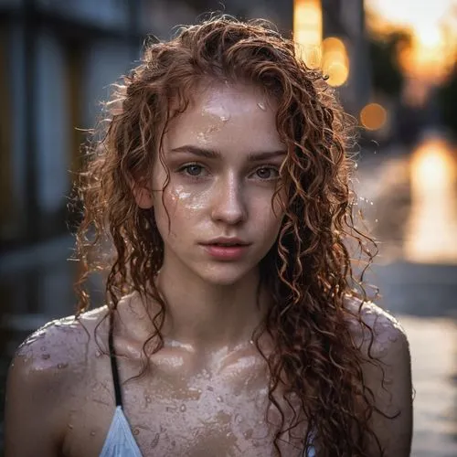 wet girl,wet,young woman,in the rain,girl washes the car,portrait of a girl,drenched,portrait photography,cg,curly brunette,curly hair,burning hair,the girl at the station,girl portrait,redhead,merida,redhair,photoshoot with water,redheads,naturale,Photography,Documentary Photography,Documentary Photography 10