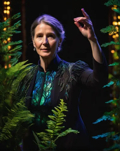 Sabine Wüsthoff, Artistic Director, Chief Conductor | Berlin Girls Choir,ferns,tree ferns,motherwort,fern plant,fern fronds,tropical and subtropical coniferous forests,loosestrife and pomegranate fami