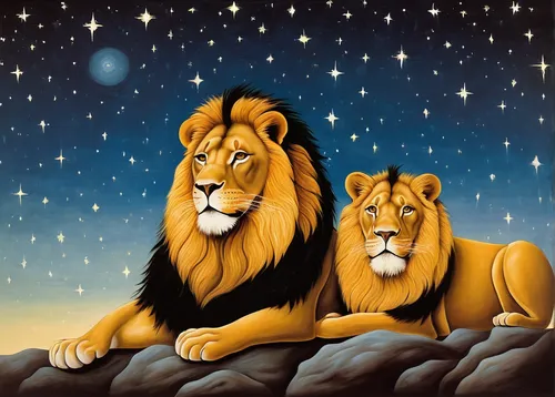 lions couple,two lion,male lions,lionesses,lions,lion children,panthera leo,lion father,big cats,three kings,forest king lion,lion with cub,zodiac sign leo,oil painting on canvas,lion white,african lion,lion,zodiacal signs,white lion family,king of the jungle,Art,Artistic Painting,Artistic Painting 06