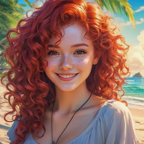 merida,moana,demelza,beach background,ariel,huiraatira,meg,nami,fantasy portrait,donsky,hawijah,behenna,lina,megara,pushkina,pauline,girl portrait,mermaid background,ariadna,esmeralda,Conceptual Art,Sci-Fi,Sci-Fi 05