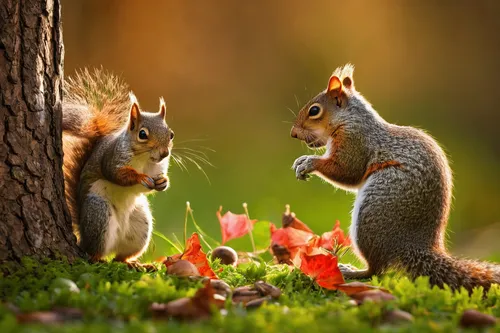 squirrels,red squirrel,acorns,tree squirrel,sciurus carolinensis,eurasian red squirrel,ground squirrels,gray squirrel,relaxed squirrel,squirell,fall animals,sciurus,abert's squirrel,grey squirrel,nuts & seeds,squirrel,eurasian squirrel,courtship,chinese tree chipmunks,cute animals,Conceptual Art,Oil color,Oil Color 06