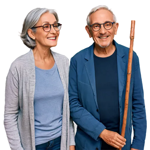 Old men, old women, wrinkled faces, grey hair, glasses, gentle smiles, casual clothing, cardigans, walking sticks, relaxed posture, soft focus, warm lighting, shallow depth of field, 3/4 composition, 