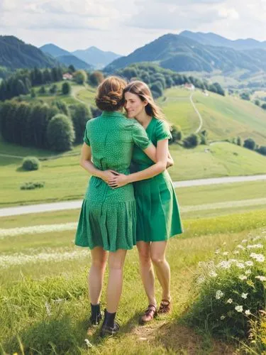 In an idyllic village in the Allgäu, the two former schoolmates Sabine and Birgit finally found time for each other again. A whole month in summer belonged just to them, a time of rediscovery and unex