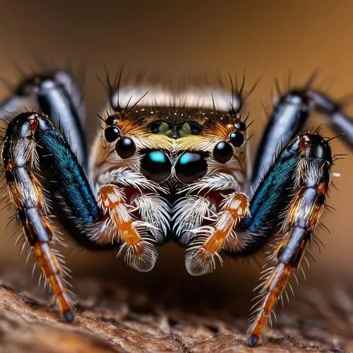 jumping spider,salticid,european garden spider,arachnida,salticidae,choreutidae,Photography,General,Natural