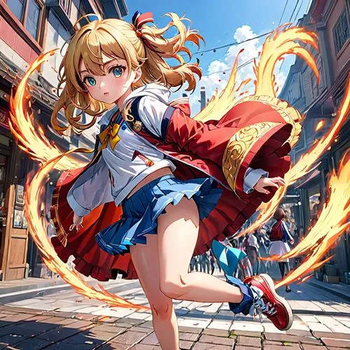 fire poi,darjeeling,kayano,kantai collection sailor,tsumugi kotobuki k-on,explosion,fire angel,honolulu,poi,anime japanese clothing,fire siren,flame spirit,fire background,chariot,red saber,fire lily,cg artwork,flying girl,fire devil,kantai,Anime,Anime,General