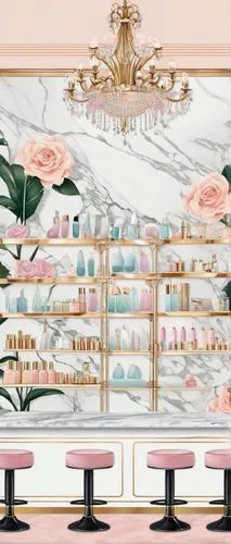 pastry shop,cupcake background,cosmetics counter,patisserie,perfumery,cake shop,beauty room,soap shop,bakeshop,cosmetics,bakery,candy bar,confections,drugstore,patisseries,parfumerie,flower shop,pasteleria,opulence,confiserie,Unique,Design,Sticker