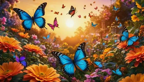 butterfly background,blue butterfly background,mariposas,butterfly floral,butterflies,ulysses butterfly,Photography,General,Fantasy