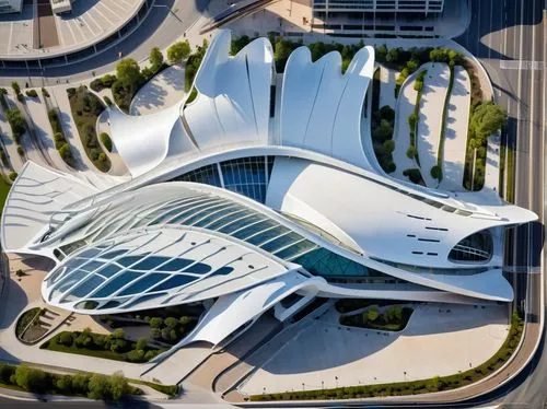 futuristic architecture,futuristic art museum,hongdan center,calatrava,santiago calatrava,zhengzhou,tianjin,convention center,modern architecture,tempodrom,arhitecture,chinese architecture,incheon,dalian,qlizabeth olympic park,shenyang,mercedes-benz museum,kirrarchitecture,archidaily,jewelry（architecture）,Photography,General,Realistic