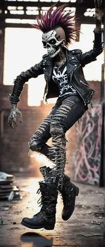 katakuri,punk,punk design,axel jump,streampunk,2d,screw,scrap dealer,rocker,endoskeleton,metal,grunge,spike,renegade,scrap sculpture,run,3d crow,skeletal,beak the edge,shinigami,Illustration,Black and White,Black and White 11