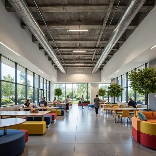 gensler,hallward,technion,cafeteria,googleplex,canteen,ucd,university library,concrete ceiling,epfl,school design,bibliotheek,lunchroom,schulich,embl,children's interior,ideacentre,radboud,daylighting,medibank