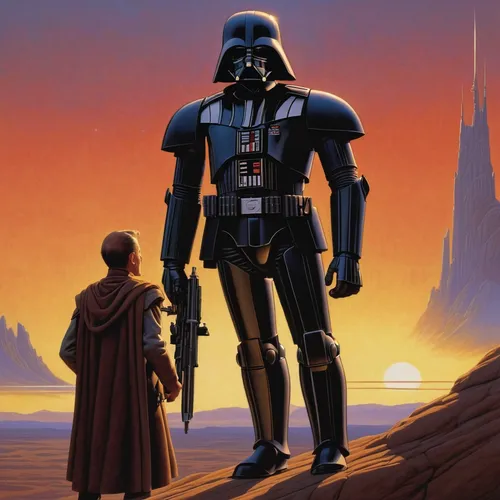 darth vader,vader,rots,cg artwork,darth wader,imperial,father and son,droids,imperial coat,empire,starwars,father-son,droid,star wars,luke skywalker,boba fett,happy fathers day,happy father's day,sw,storm troops,Conceptual Art,Sci-Fi,Sci-Fi 15