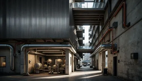 alleyway,alleyways,alley,loading dock,alleys,warehouses,laneways,industrial hall,parkade,industrial landscape,warehouse,industrial,old linden alley,carreau,industrielles,empty factory,industrial area,warehousing,laneway,industrie