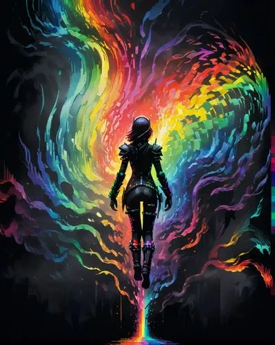 rainbow jazz silhouettes,rainbow background,rainbow pencil background,artistic cycling,spectrum,rainbow,light spectrum,rainbow and stars,prism,rainbow colors,silhouette art,rainbow color palette,prismatic,spectra,raimbow,aura,rainbow pattern,colors rainbow,rainbow rabbit,rainbow waves,Conceptual Art,Fantasy,Fantasy 34