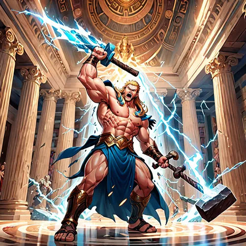 god of thunder,zeus,poseidon god face,poseidon,zodiac sign libra,he-man,thor,dane axe,collectible card game,game illustration,barbarian,greek gods figures,power icon,libra,paysandisia archon,perseus,cleanup,hercules winner,cg artwork,hercules,Anime,Anime,General